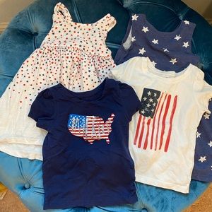 Bundle of two dresses and two t-shirts